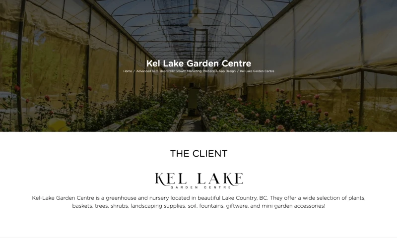 Beanstalk! Growth Marketing - Kel Lake Garden Centre