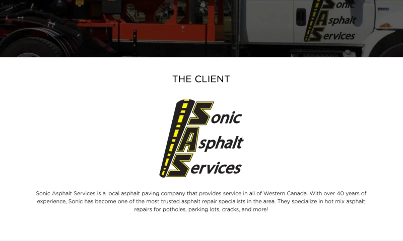 Beanstalk! Growth Marketing - Sonic Asphalt Services