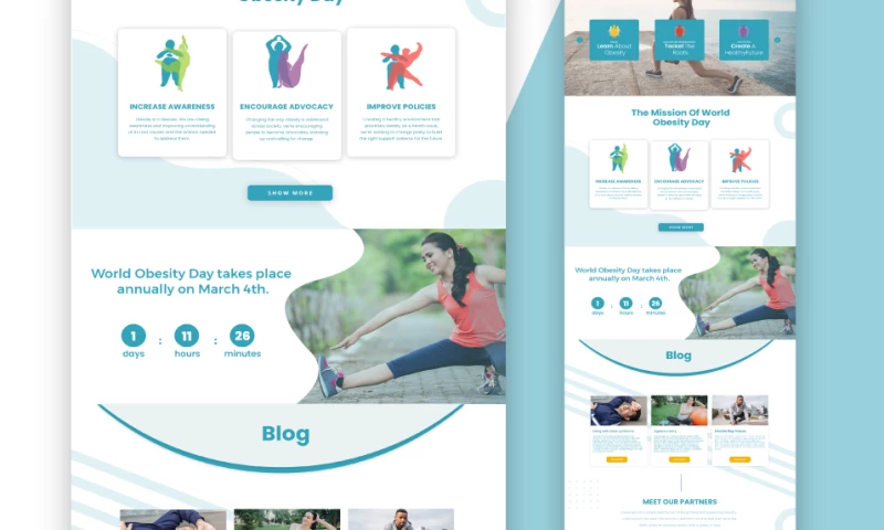 Design Alligators - Global Women Obesity Website Development Services