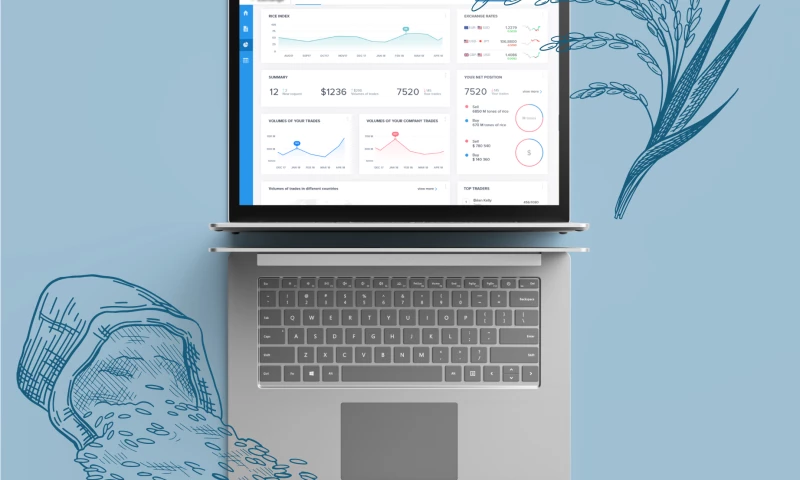 Unicsoft - Blockchain-Based Global Rice Trading Platform