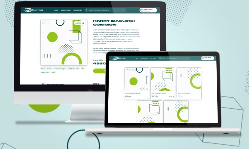 Unicsoft - NFT Sports Marketplace for Global Soccer Community