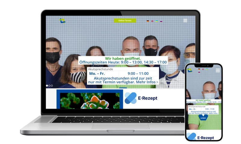 Website development for the Medical Clinic