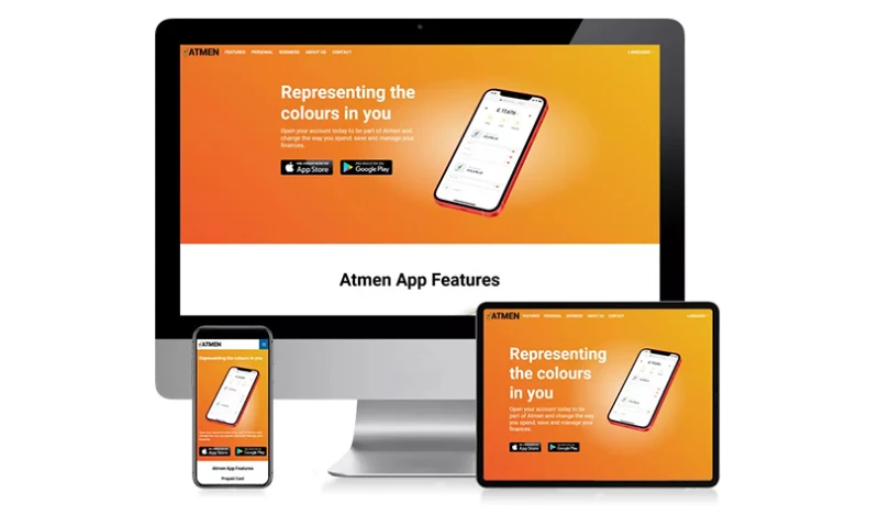 DCP Web Designers - My Atmen - Bank Website Design
