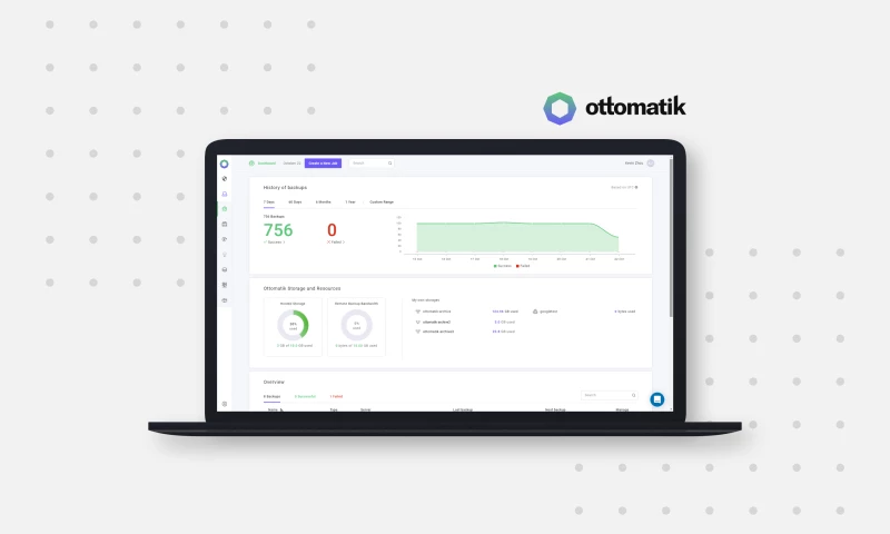 SaaS product that automatically backs up files and databases