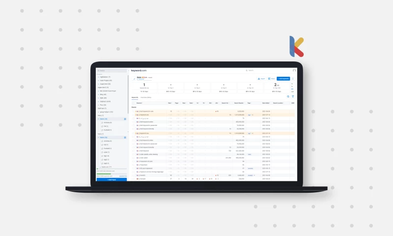 High-accuracy keyword rank tracker with unique in-built workflow