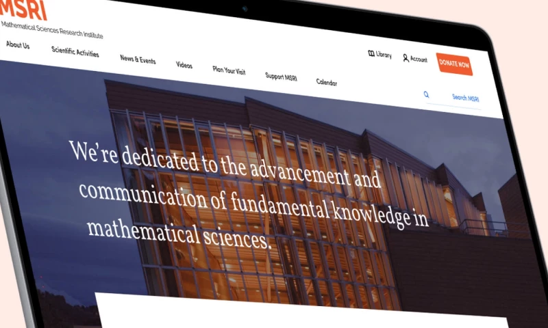 UVIO - Mathematical Science Research Institute complete website redesign