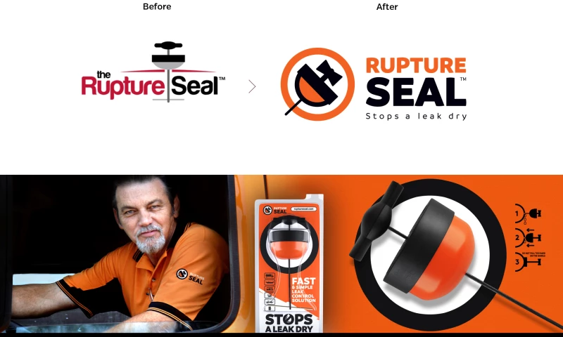 Art Fresh - The Rupture Seal — complete rebranding