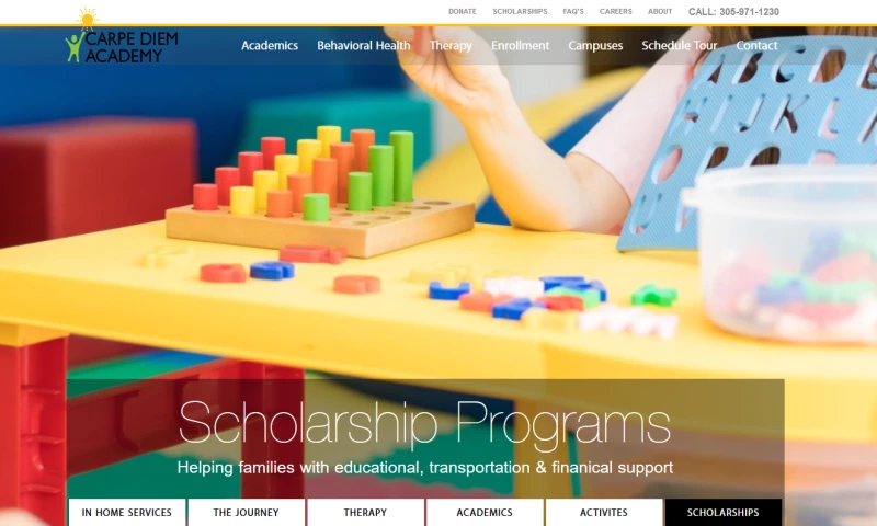 Admark - Carpe Diem Academy Website Development