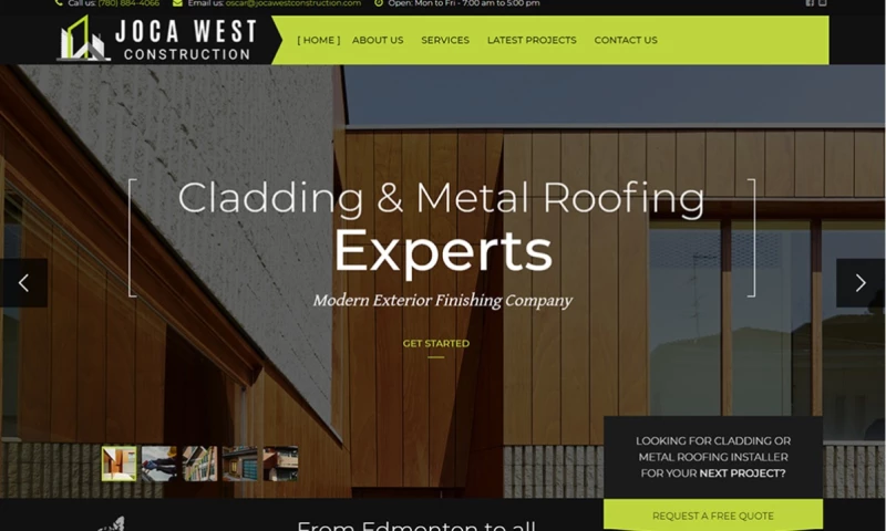 Infinite Ideas Web Design - Construction Company