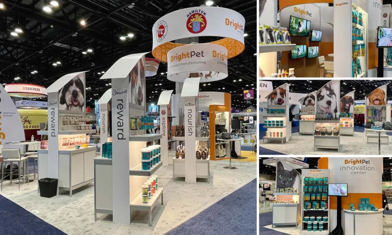 BrightPet Nutrition Group Trade Show Booth