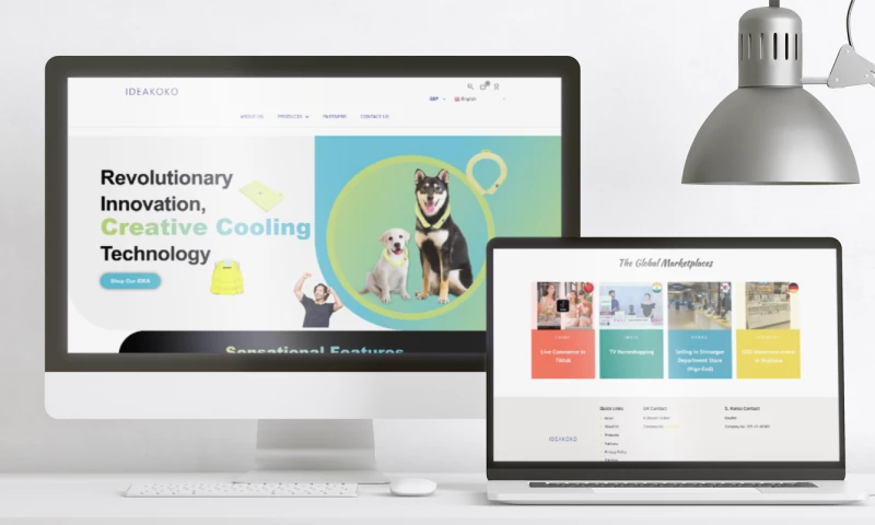 Website Design Service For Cooling Products