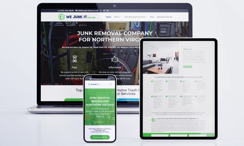 Website Development For Junk Removal Company