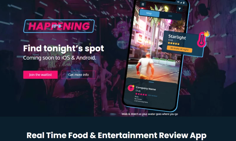 Its Happening Nightlife Discovery App