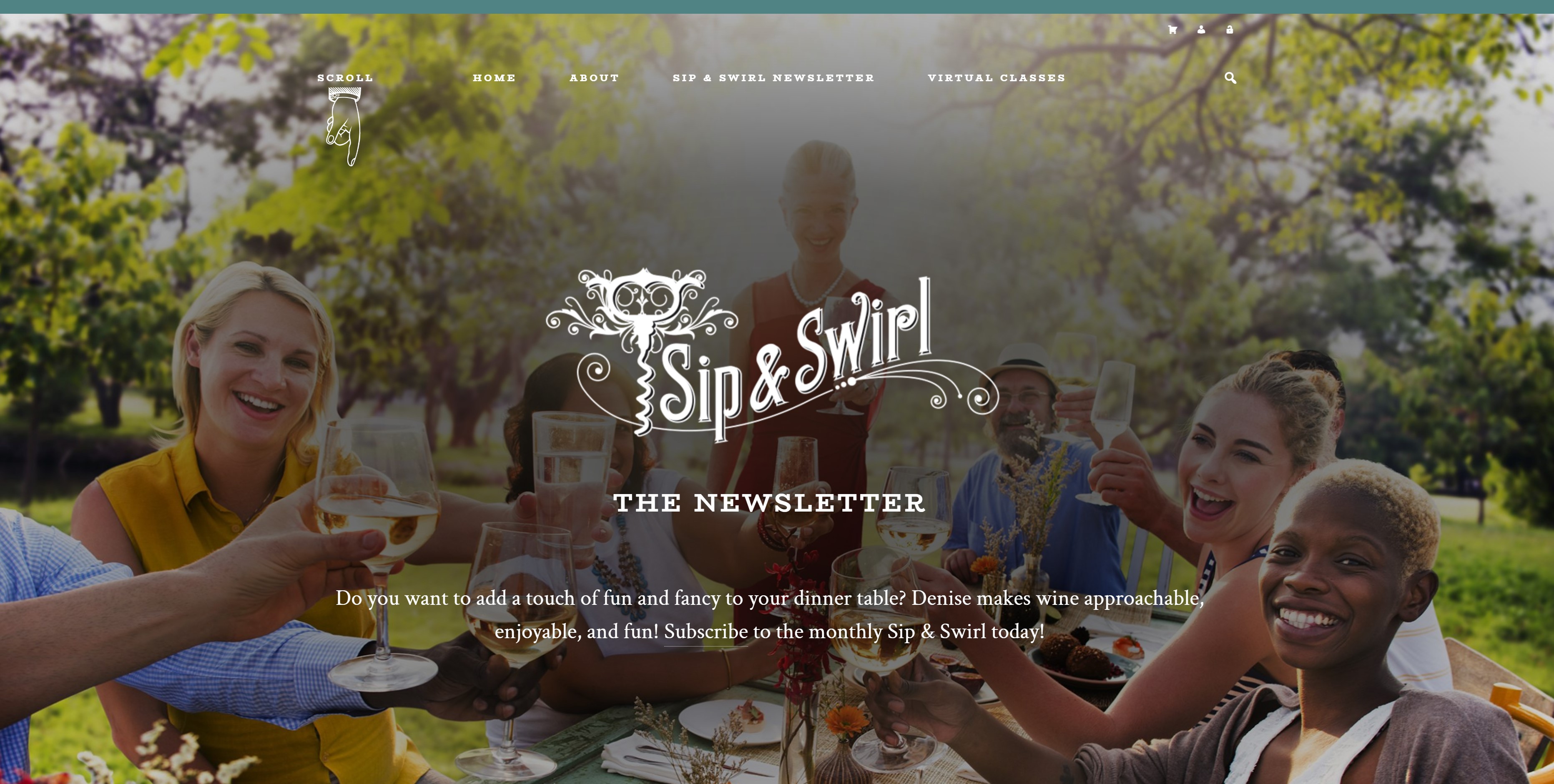 Sip & Swirl site Development