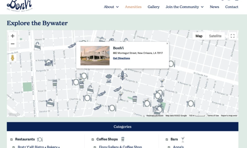 A Website for the Good Life at BonVi