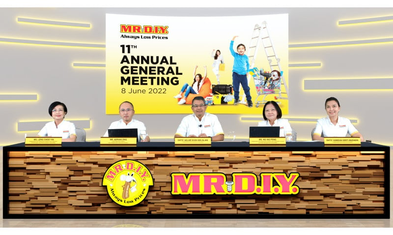 Above Creative Events (M) Sdn Bhd - 11th Annual General Meeting of Mr D.I.Y. Group (M) Berhad