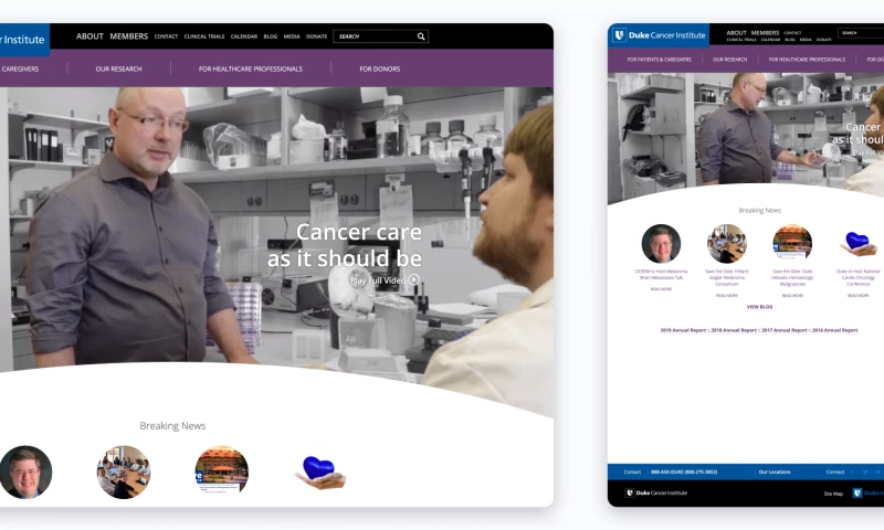 Duke Cancer Institute Replatforming