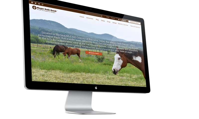 Concept Incarnate - Mayan Dude Ranch Website Design and WordPress Development