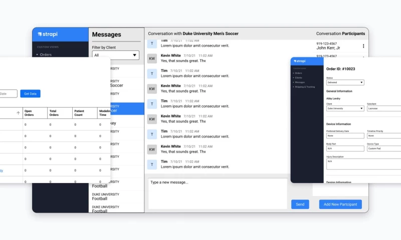 Custom Admin System Build for PROTECT3D