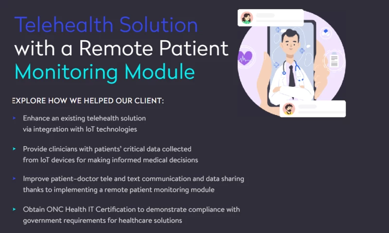 Yalantis - Telehealth system with an IoT integration