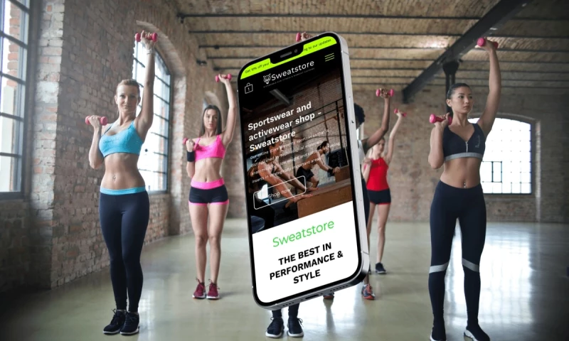 Sportswear shop SEO and Webdesign