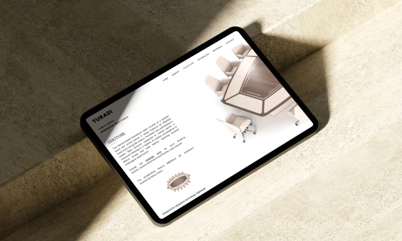 Nice Digital Studio - Website development for French brand of executive furniture