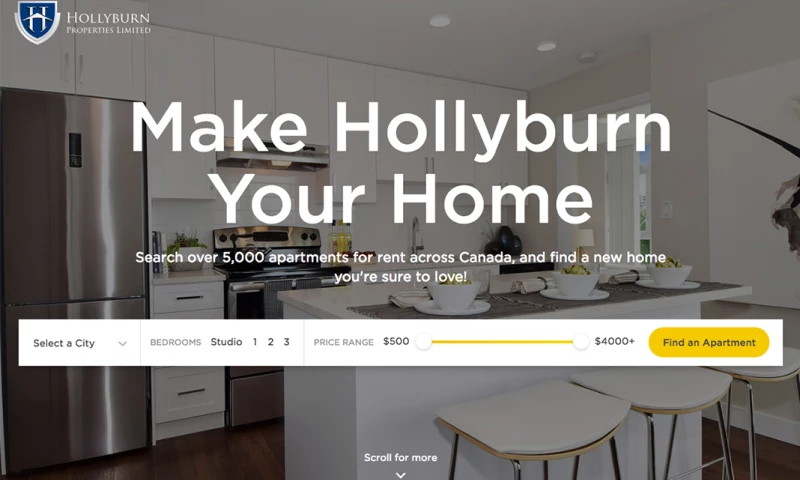 Hollyburn Proprieties: A revolutionary website