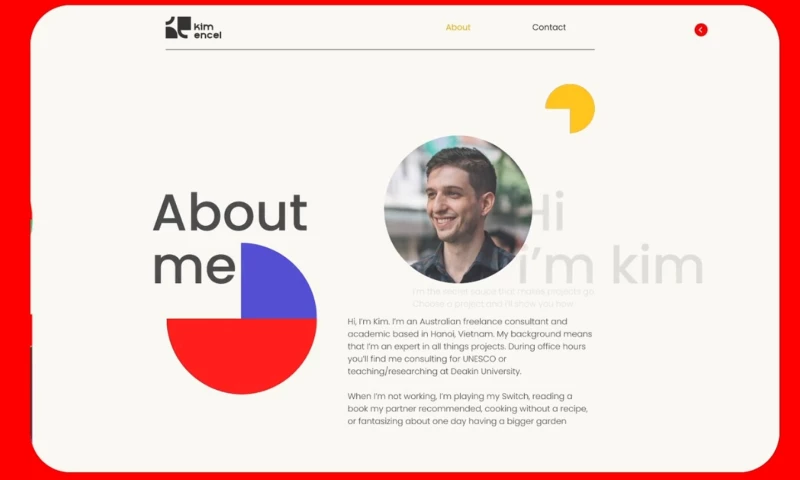 Kim (Informative Personal website)