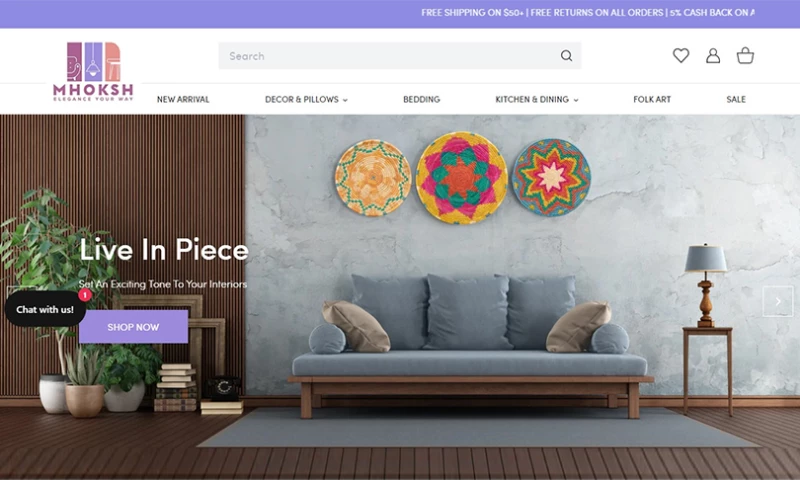 E2developers - Home Décor E-commerce Website