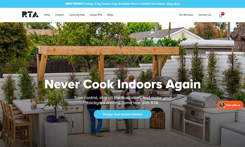 Outdoor Kitchen Website