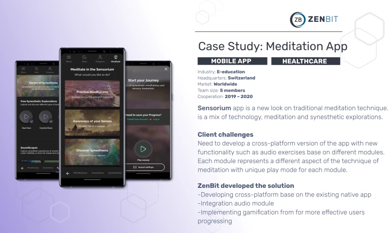 ZenBit_Tech - Meditation & Health App