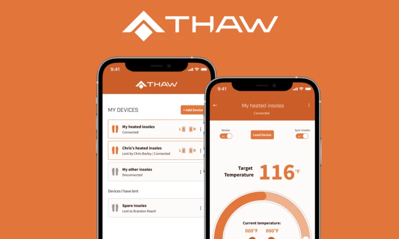 ACG / Thaw - redesigning a mobile IoT experience