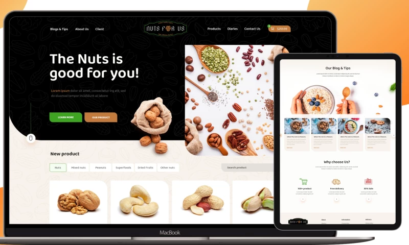 The NineHertz - Nuts and Confections eCommerce Portal