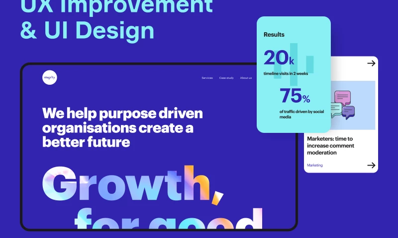 Brights - Corporate website for a digital marketing agency 