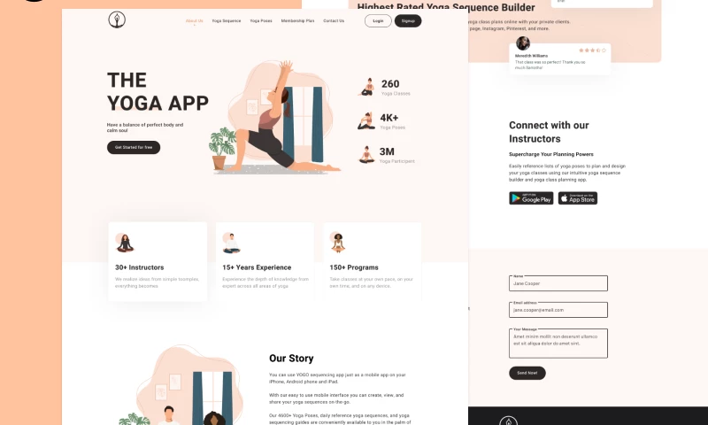 THE YOGA - Web Based Platform