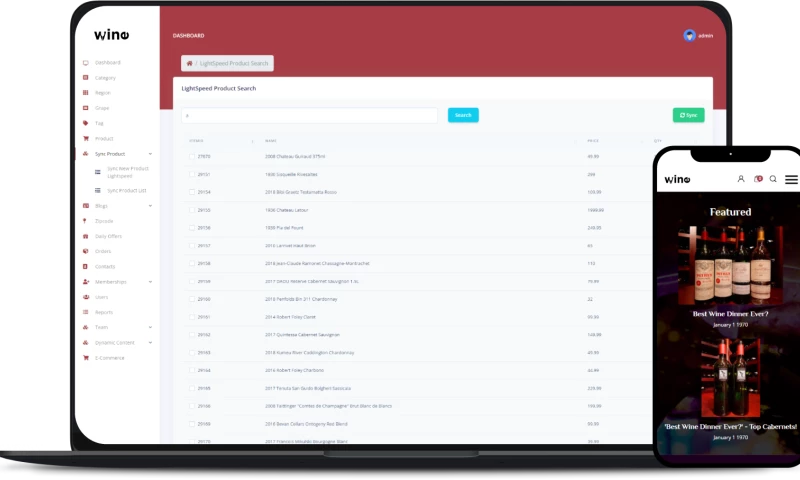 Wineshop eCommerce Platform
