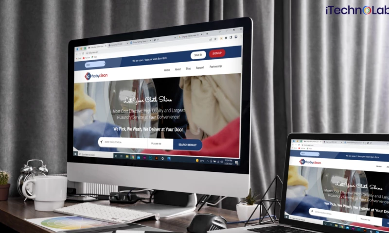 HobyClean - Online Laundry Marketplace