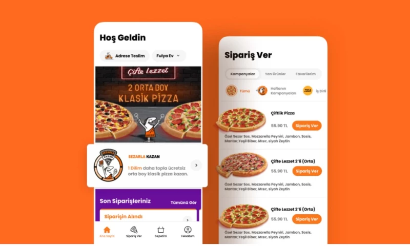 Little Caesars Pizza Mobile App.