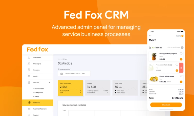 MetaProject - FedFox Delivery / CRM