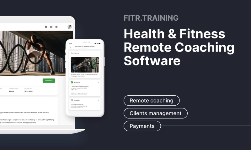 FITR.TRAINING: Health & Fitness Remote Coaching App