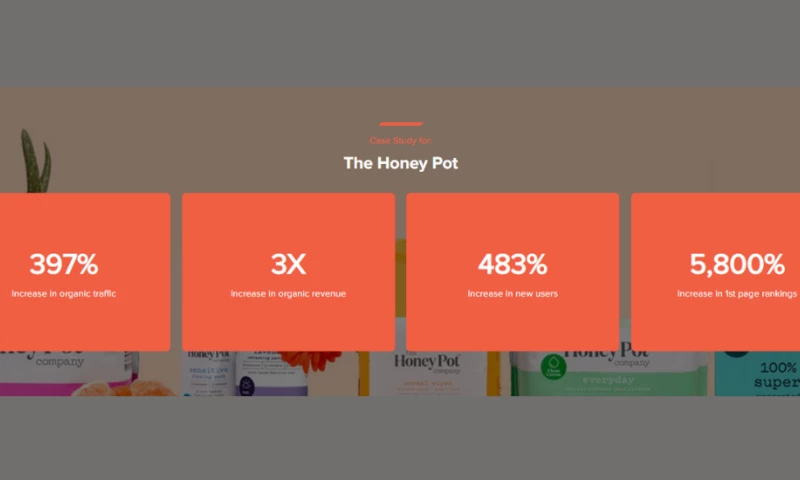 SEO services for The Honey Pot