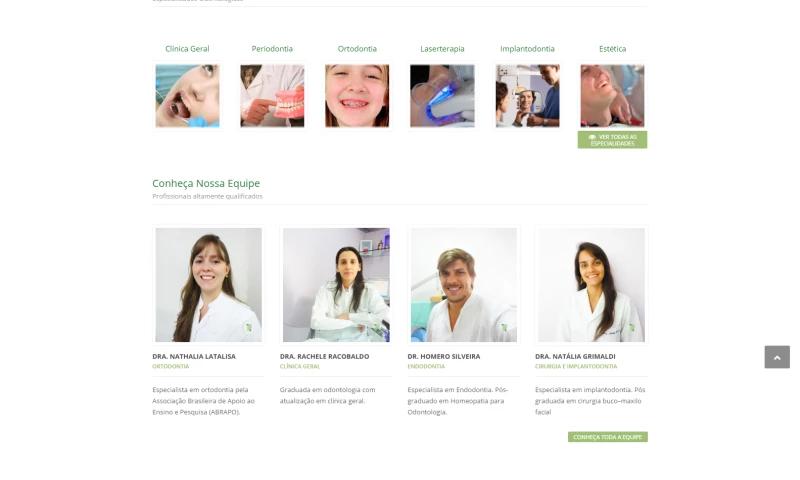 Ciberconecta - WEBSITE CLÍNICA ODONTOLÓGICA CASO