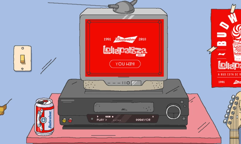 Budweiser Lollapalooza Slap the Tape