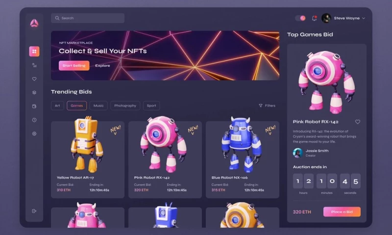 Phenomenon Studio - CRYSM. NFT Marketplace