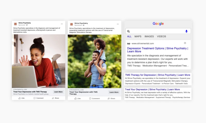 Evolve Healthcare Marketing - Patient Acquisition Campaign - Behavioral Health