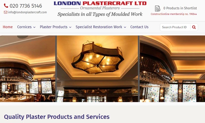 iCONQUER Ltd - Website Design For London Plastercraft