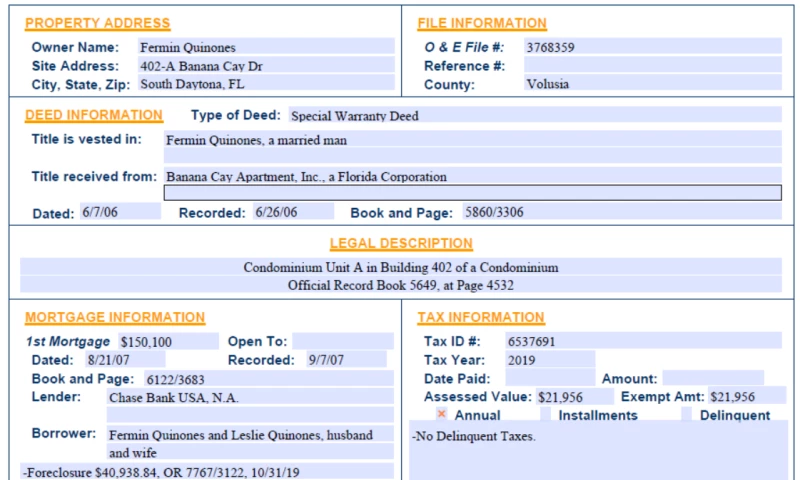 Title Insurance Data Keying