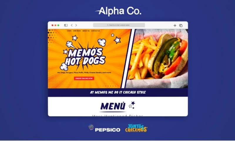 Alpha Co. Marketing & Media - Memo's Hot Dogs