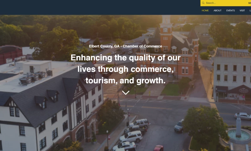 Elbert County Chamber of Commerce Website