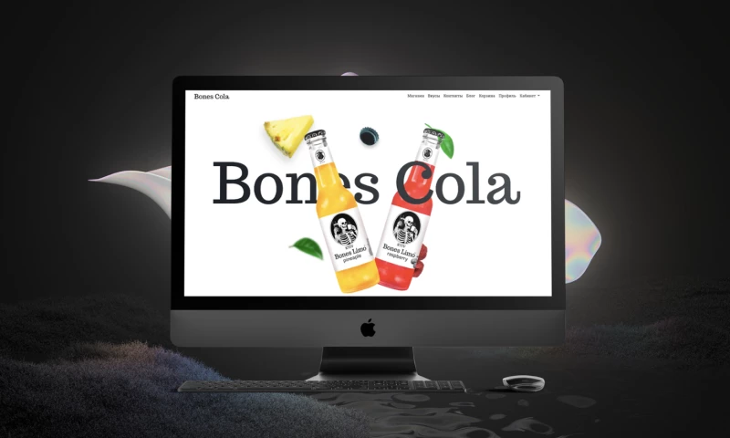 Nice Digital Studio - Website Development For Bones Cola